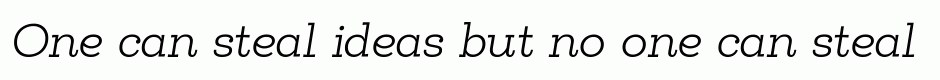 Egalite Light Italic