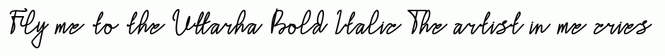 Uttarha Bold Italic