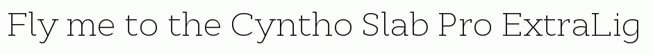 Cyntho Slab Pro ExtraLight