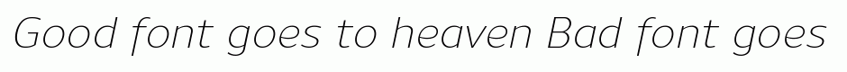 Uniman Light Italic