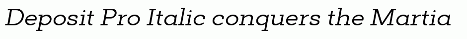 Deposit Pro Italic