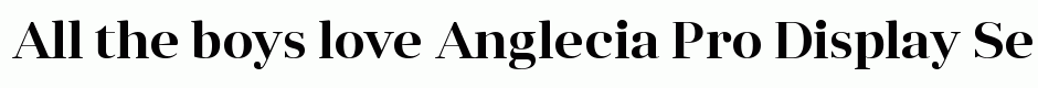 Anglecia Pro Display SemiBold