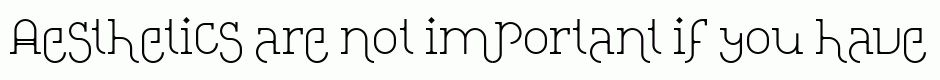 Loopita complex font