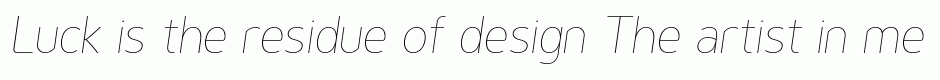 Genius Thin Italic
