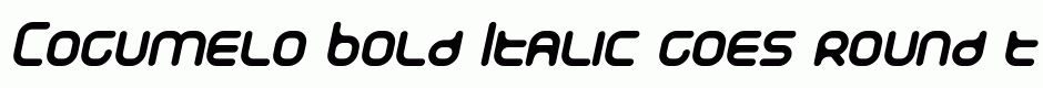 Cogumelo Bold Italic