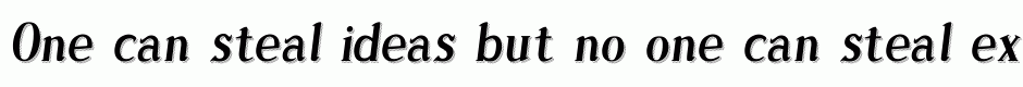 Sonten Shadow-Italic