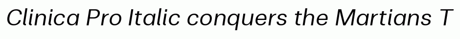 Clinica Pro Italic