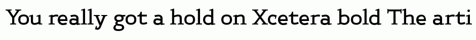 Xcetera bold