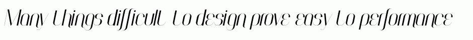 Faddish bold italic