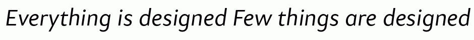 Samo Sans Pro Italic