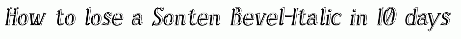 Sonten Bevel-Italic