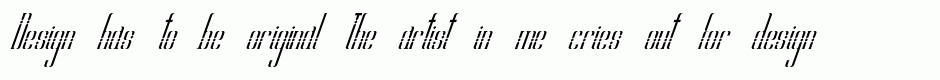 Hiroshi deco italic