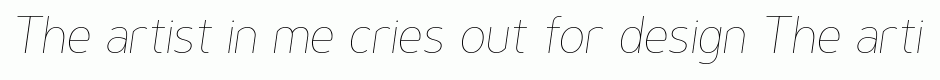 Genius Thin Italic
