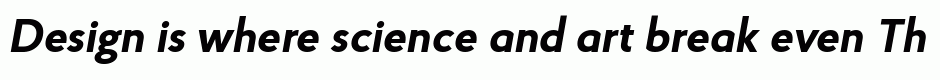 Proba Pro Bold Italic