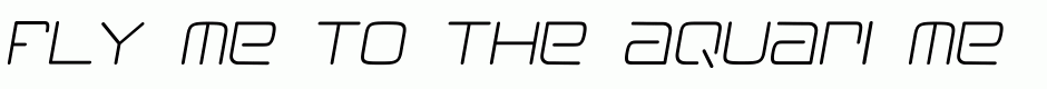 Aquari Medium Italic