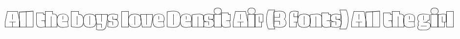 Densit Air (3 fonts)