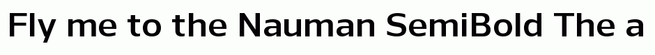 Nauman SemiBold