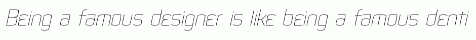 Quam thin italic
