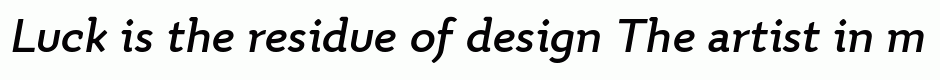 Quiza Pro SemiBold Italic
