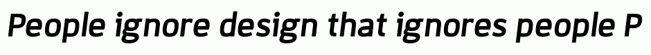 Korpo Sans bold italic