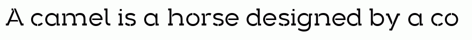 Arkibal Serif Stencil Medium