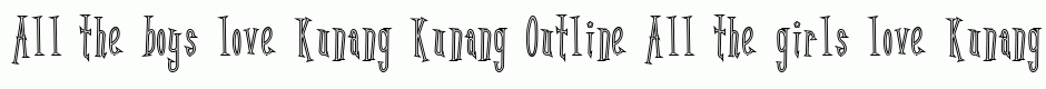 Kunang-Kunang Outline