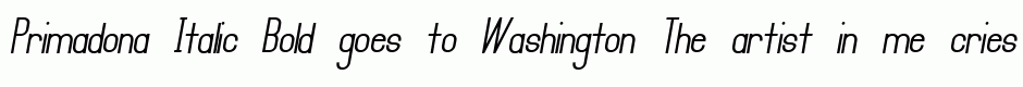 Primadona Italic Bold