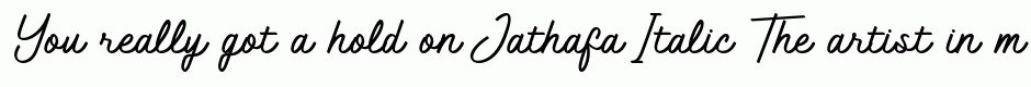 Jathafa Italic