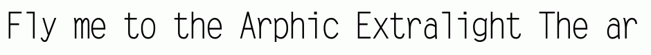 Arphic Extralight
