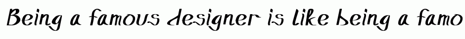 Torame Handwriting Italic