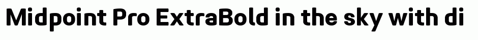 Midpoint Pro ExtraBold