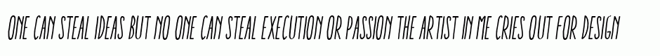 Aracne Ultra Condensed Regular Italic