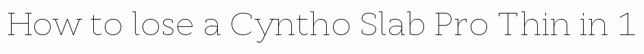 Cyntho Slab Pro Thin