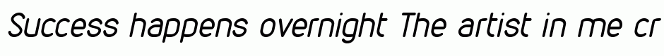 VDS Compensated Light Italic