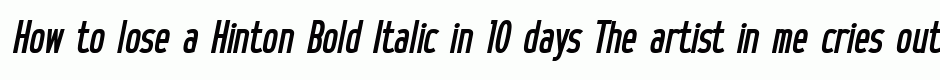 Hinton Bold Italic