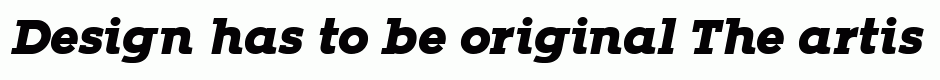 Zona Black Slab Italic