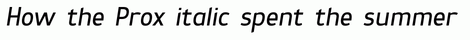 Prox italic
