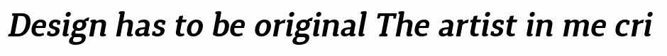 Synerga Pro SemiBold Italic