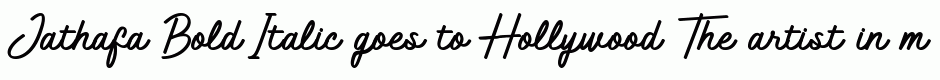 Jathafa Bold Italic