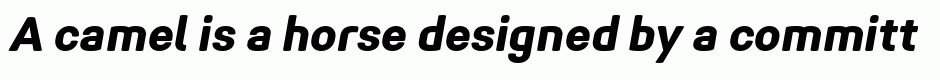 Midpoint Pro ExtraBold Oblique