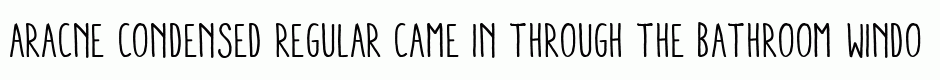 Aracne Condensed Regular