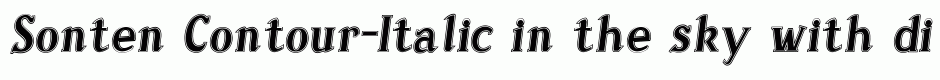 Sonten Contour-Italic