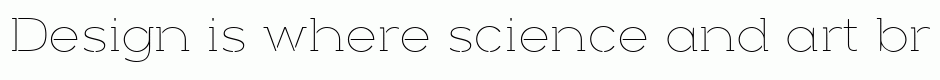 Arkibal Serif Stencil Thin