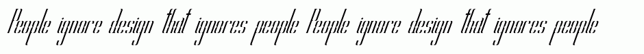 Hiroshi italic