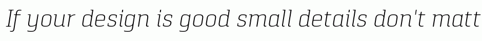 Pancetta Serif Pro ExtraLight Italic