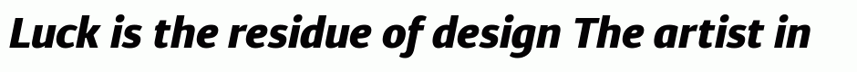 Diaria Sans Pro ExtraBold Italic