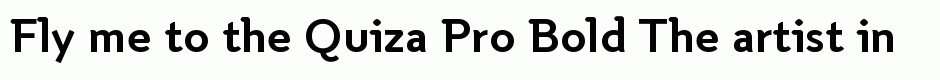 Quiza Pro Bold