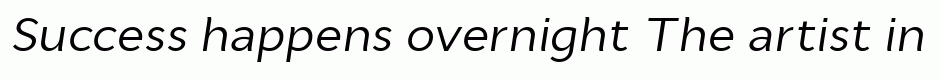 Cyntho Pro Italic