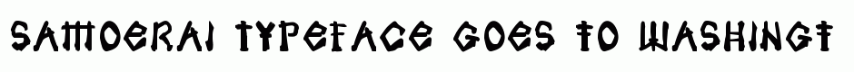 Samoerai Typeface