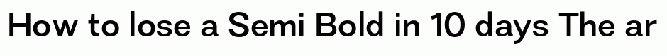 Semi Bold